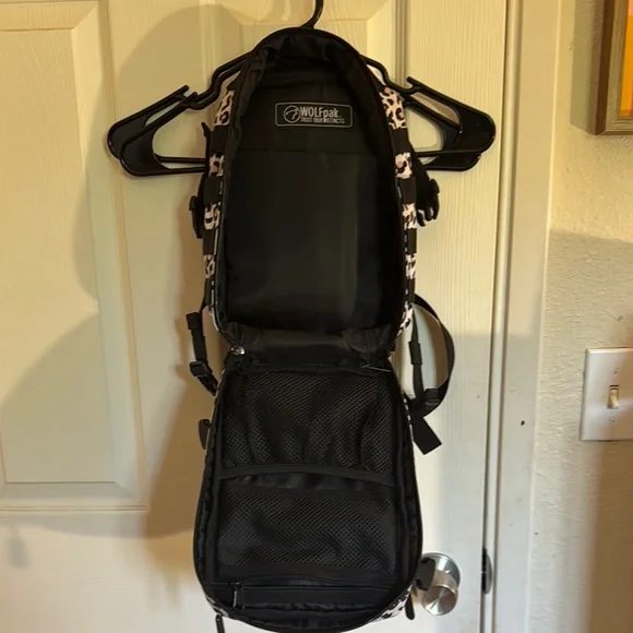 Leopard Print Mini Backpack - Picture 2 of 3